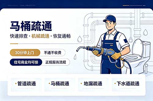 临江马桶疏通
